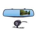 Automobilinis vaizdo registratorius 9.6" su veidrodėliu ir galinio vaizdo kamera PMX H10